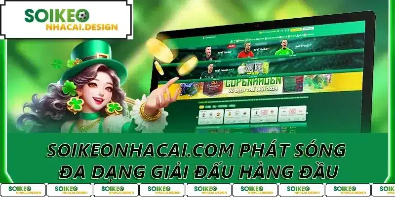 Website phát sóng đa dạng các giải đấu bóng đá hàng đầu